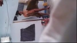 Desi Indian mom spied by her son